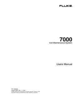 7000 - Fluke Calibration