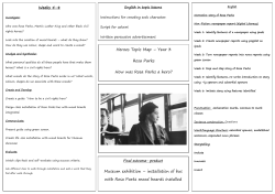 Heroes Topic Map &ndash; Year 3 Rosa Parks How was Rosa Parks a