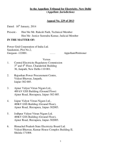Appeal No. 229 of 2013 - Appellate Tribunal For Electricity