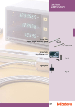 Digital Scale and DRO Systems