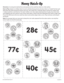 Money Match-Up - Lakeshore Learning