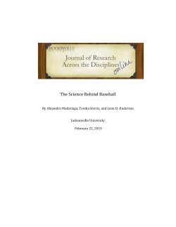 The Science Behind Baseball
