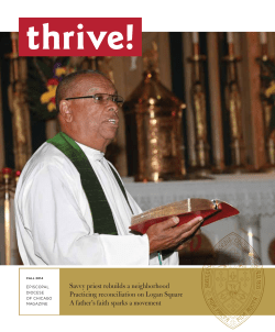 Thrive Magazine article pages 1, 12, 13