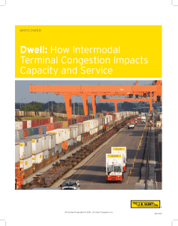 Dwell: How Intermodal Terminal Congestion Impacts Capacity and