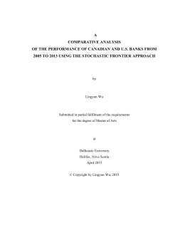 a comparative analysis of the performance of canadian