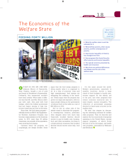 The Economics of the Welfare State