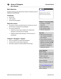 Teacher Notes PDF - TI Education