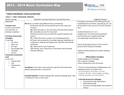 Intermediate Instrumental