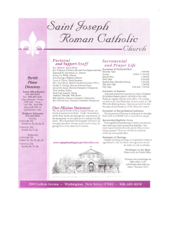 Palm Sunday - St. Joseph Church