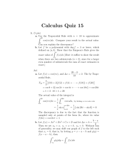 Calculus Quiz 15
