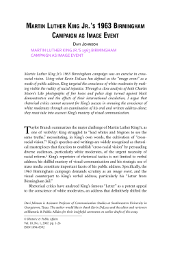 MLK`s Birmingham Campaign