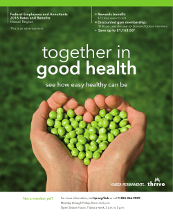 100 per year - Kaiser Permanente Federal
