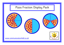 Pizza Fraction Display Pack
