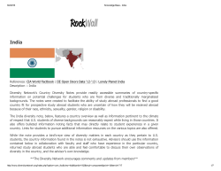 India - OVPDEMA Overseas Studies and Scholarship Program