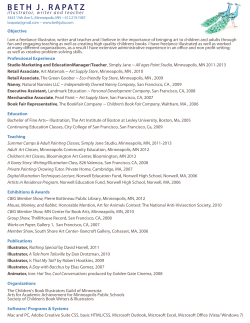 Artist Resume
