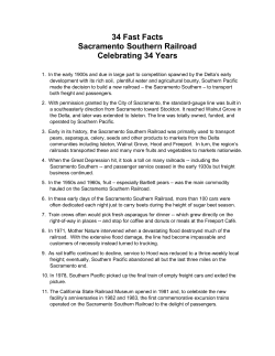 34 Fast Facts about the Sacramento Southern Railroad