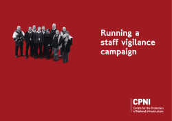 Employee Vigilance campaign