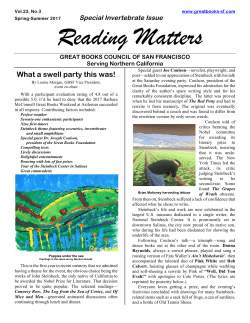 Latest Issue: Spring-Summer 2017