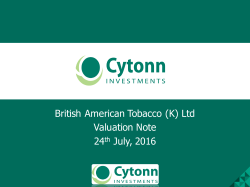BAT Valuation Note v23072016