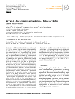 Open Access - Geosci. Model Dev.