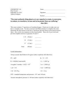 Exam 1 Fall 2013