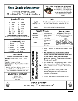 Newsletter - Feb. 27-Mar.3 - Pearl Public School District