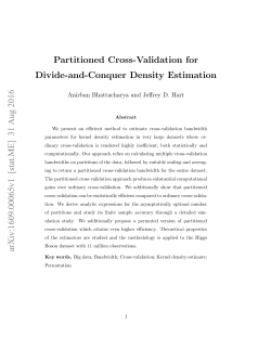 Partitioned Cross-Validation for Divide-and