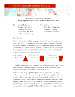 Understanding Population Pyramids