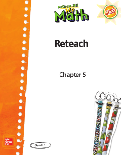 CH 5 Reteach