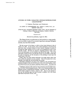 From the Storrs Agricultural Experiment Station, Storrs, and