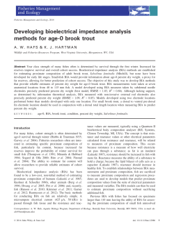 Developing bioelectrical impedance analysis methods for age0