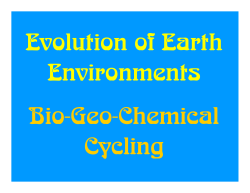 18 - Biogeochemical Cycling