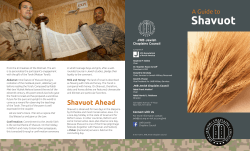 Shavuot - JCC Association