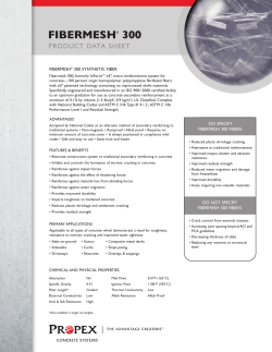 fibermesh&reg; 300 - Maschmeyer Concrete