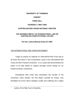 The Growing Impact of International Law on Australian Consitutional