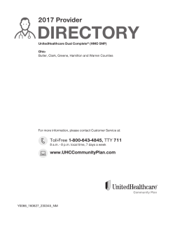 directory - UnitedHealthcare Community Plan