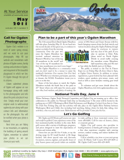 May 2011 - Ogden City