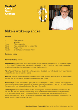 Mike`s wake-up shake