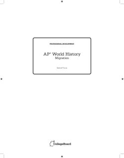 AP&reg; World History - AP Central