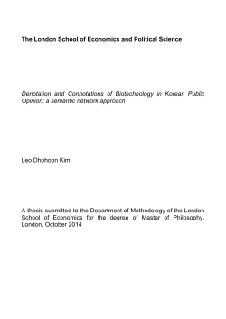 Denotation and connotations of biotechnology in Korean public