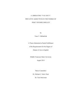 A LIBERATING &ldquo;VACANCY&rdquo;: PRIVATIVE ADJECTIVES IN THE