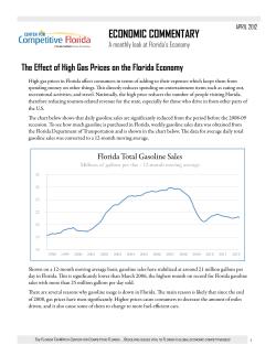 The Effect of High Gas Prices on the Florida