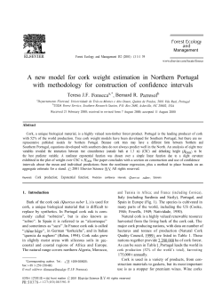 A new model for cork weight estimation in