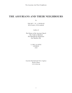 the assyrians and their neighbours