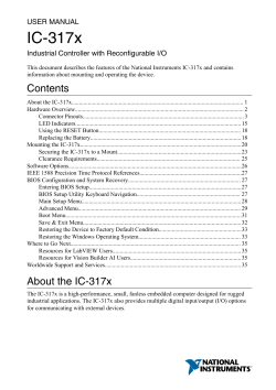 IC-317x User Manual - National Instruments