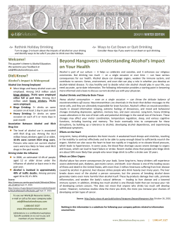 Beyond Hangovers: Understanding Alcohol`s