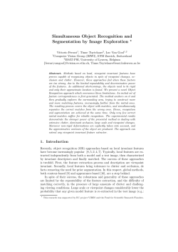 Simultaneous Object Recognition and Segmentation by Image