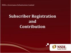 Subscriber Registration - NPS