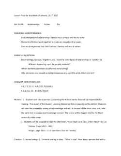 Lesson Plans for the Week of January 23-27, 2017 BIG - trinity