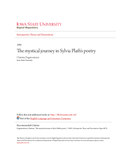 The mystical journey in Sylvia Plath`s poetry